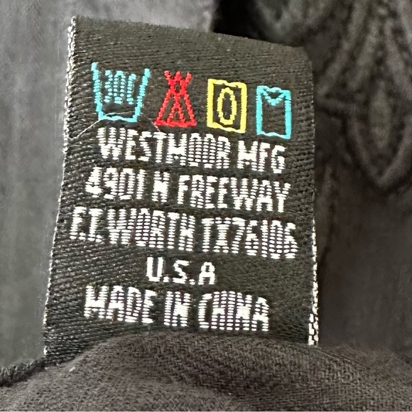 Brooks & Dunn Collection by Panhandle Slim Black Snaps Embroidered Weste… - Picture 8 of 9